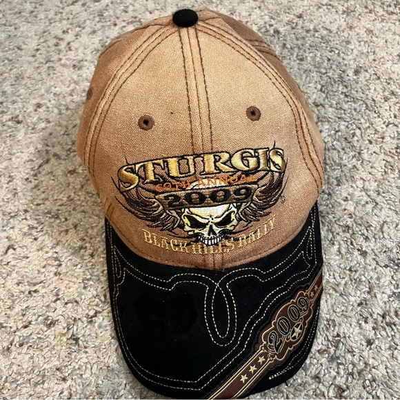 Sturgis 2008 69th Anniversary Motorcycle Rally Hat - Picture 1 of 9